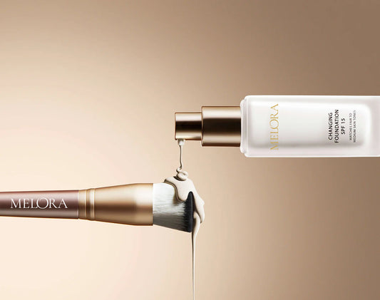 2-i-1 Foundation & Concealer Borste