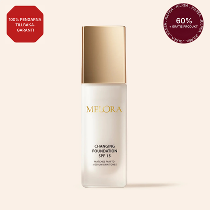 Color changing foundation